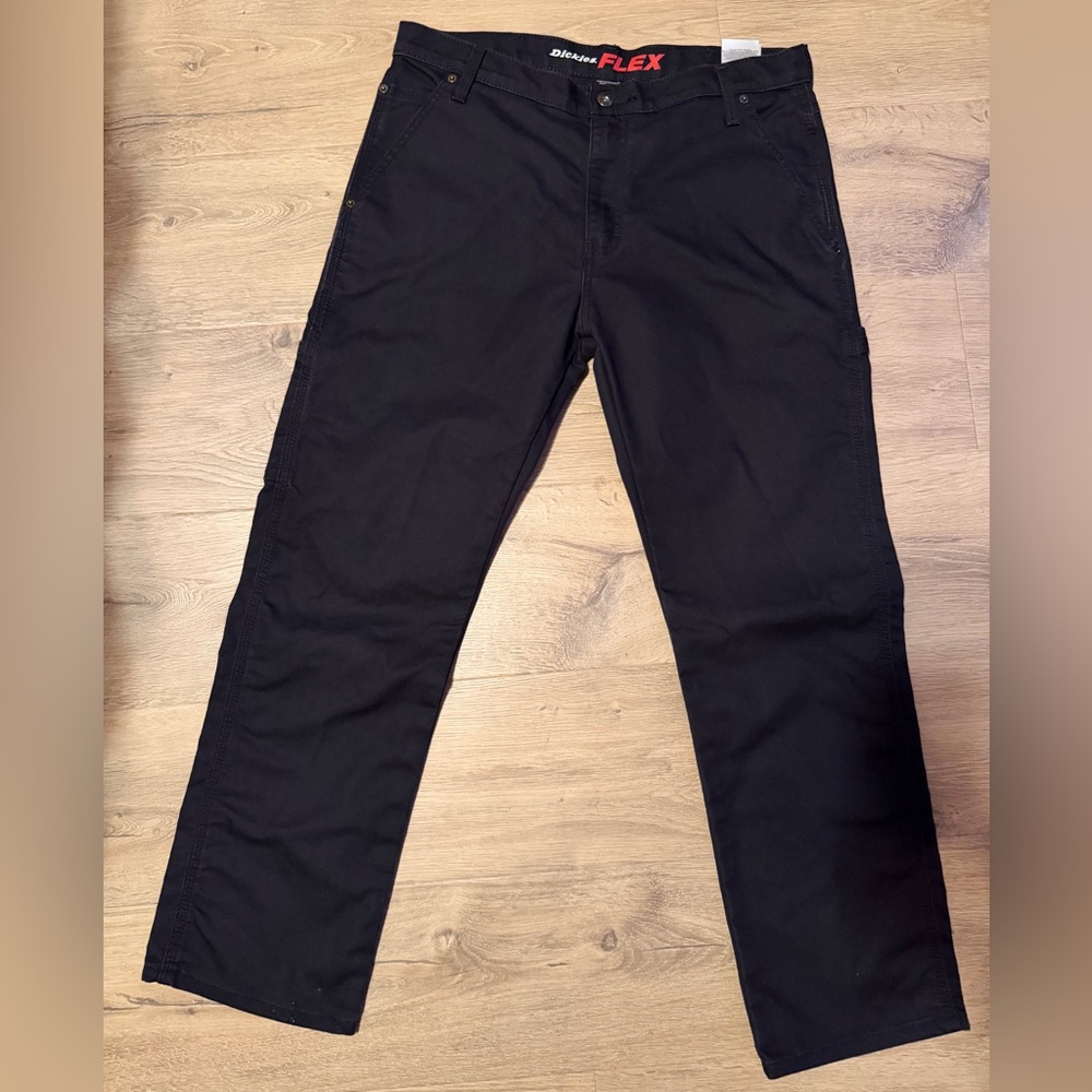 Dickies Men's Black Straight Jeans